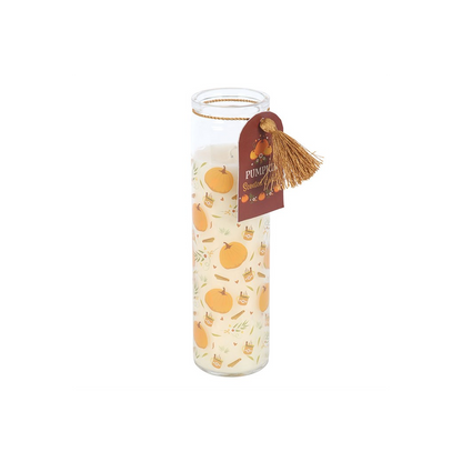 Pumpkin Print Tube Candle