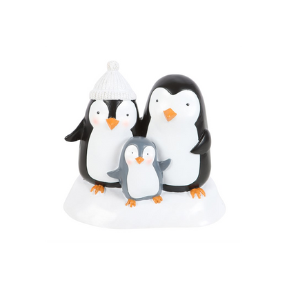 Penguin Family Resin Ornament