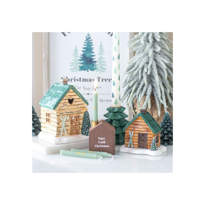 Cabin Ski Chalet Incense Cone Holder